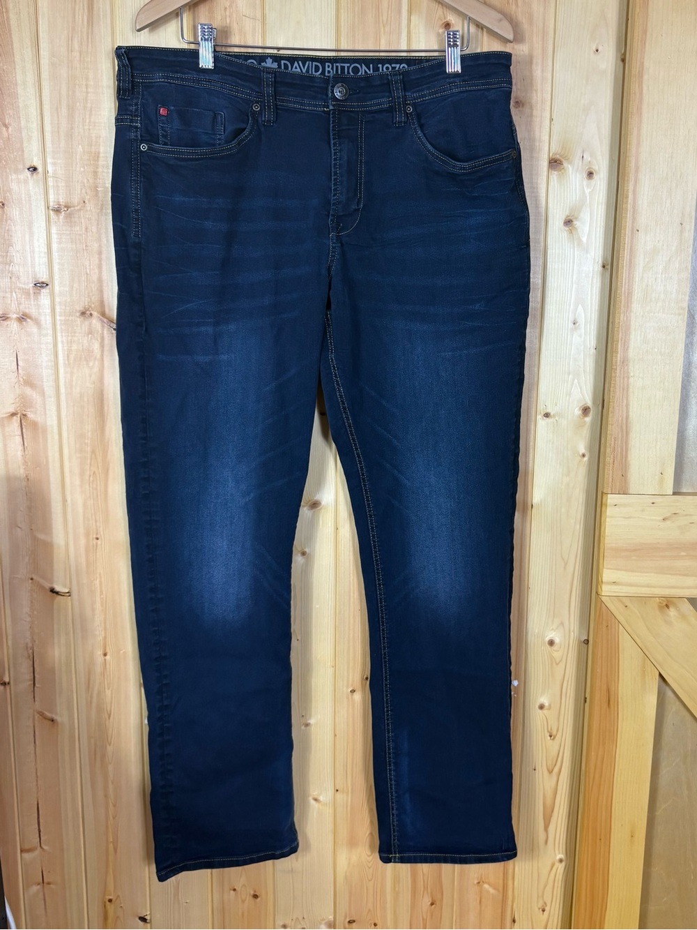 Buffalo David Bitton Evan-X basic slim straight stretch Jeans 36X32 Casual